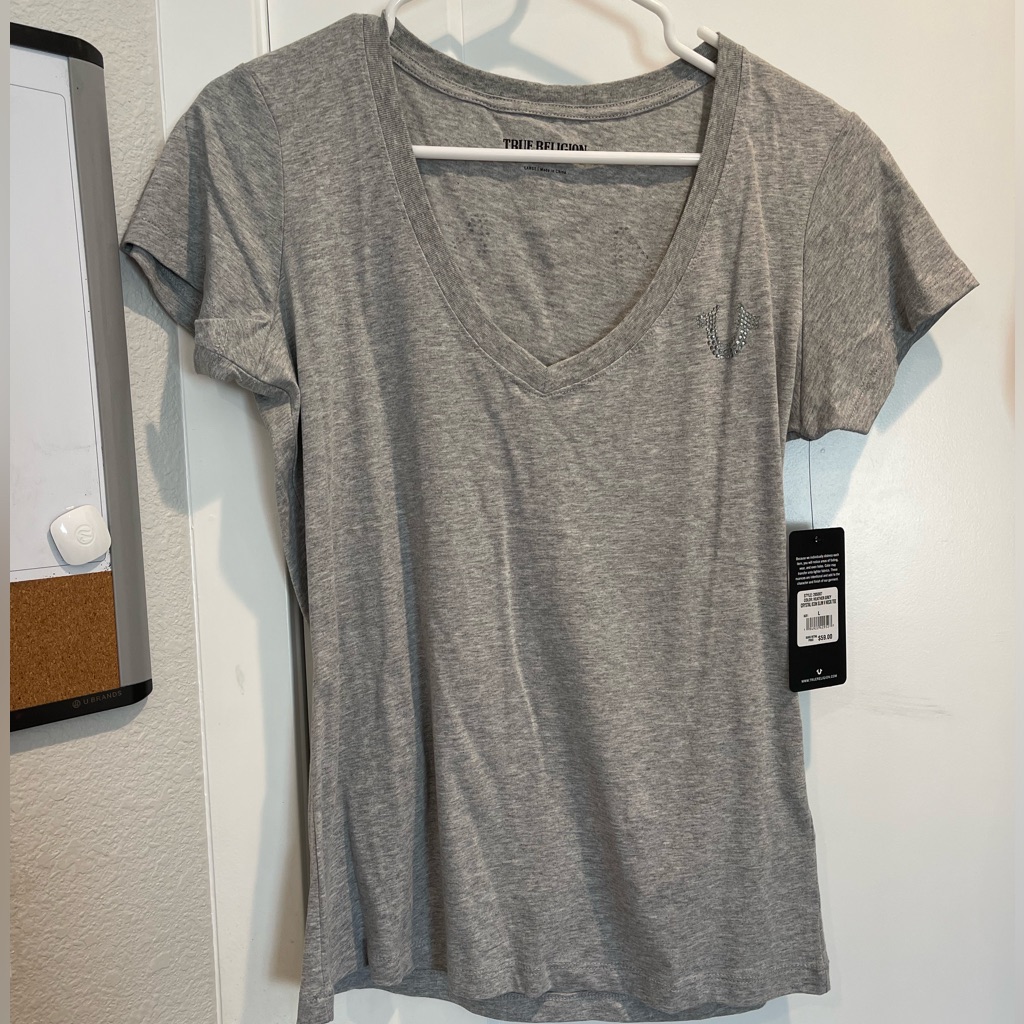 True Religion Womens V-Neck